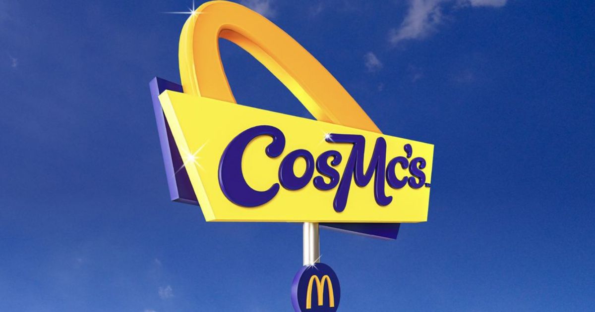 McDonald's shared this artist's depiction of a CosMc's sign when it announced its spinoff restaurants Dec. 6.