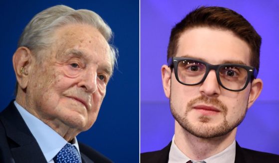 Billionaires George Soros, left, and his son Alex have already made hefty donations toward President Joe Biden's re-election effort.