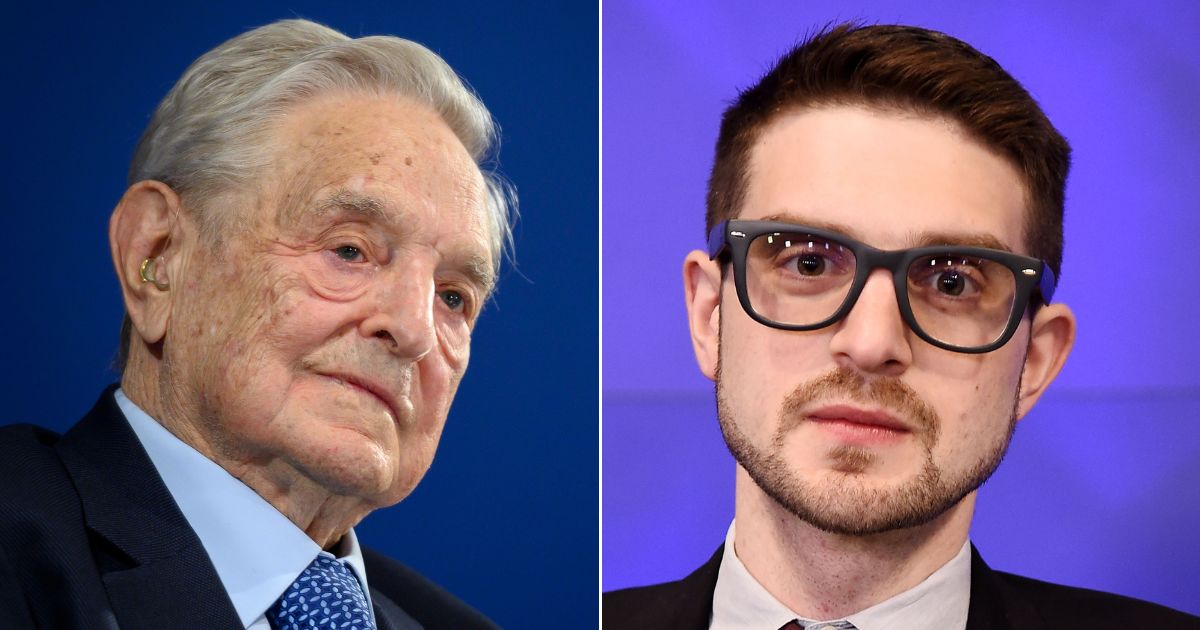 Billionaires George Soros, left, and his son Alex have already made hefty donations toward President Joe Biden's re-election effort.