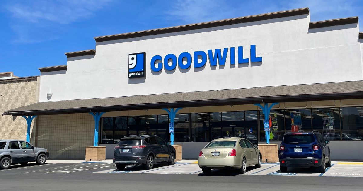A stock photo shows a Goodwill store in Fresno, California, on Jun 16, 2022.