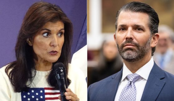 Although many appear to be pushing for former South Carolina Gov. Nikki Haley, left, to run as former President Donald Trump's vice president should he get the nomination, Donald Trump Jr., right, has made it clear he will go to great lengths to keep that from happening.