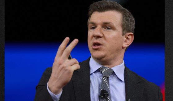 In a post labeled "Creepy!!" investigative journalist James O’Keefe, showed his smartphone behaving strangely and wondered aloud if he was being spied on.