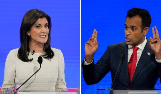 Nikki Haley and Vivek Ramaswamy at the fourth and final GOP presidential primary debate