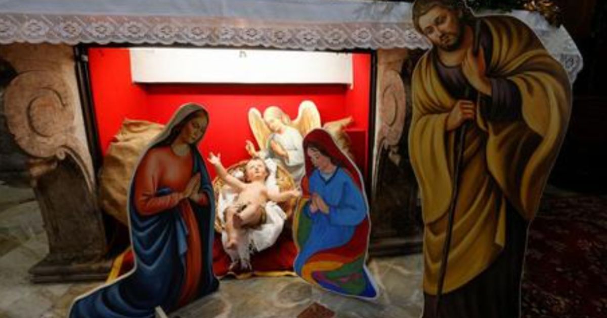 A priest at the Church of Saints Peter and Paul in Capocastello di Mercogliano, Italy, erected a Nativity featuring a same-sex "Mary and Joseph," citing the pope's embracing of the LGBT community as inspiration. The controversial Nativity has a petition to bring it down that, as of Tuesday, has garnered over 24,000 signatures.