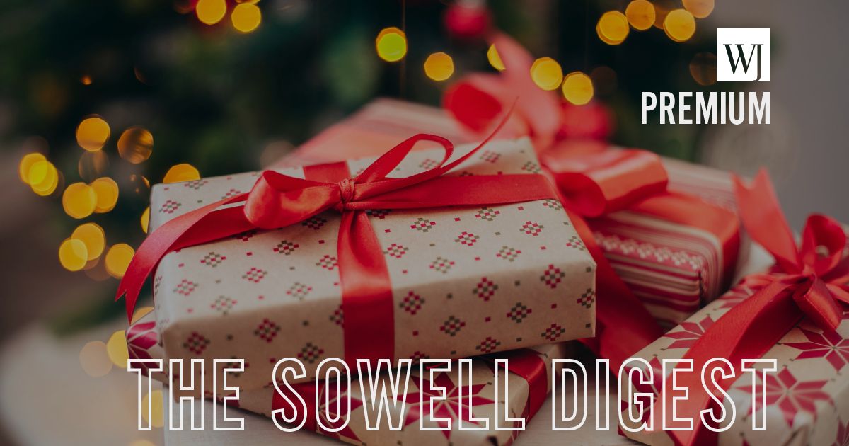 Thomas Sowell has always liked making Christmas gift suggestions.