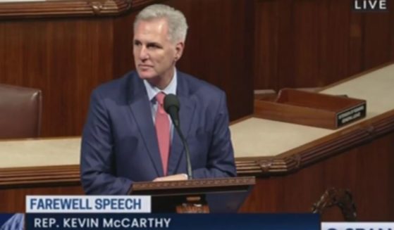 Reflecting Thursday on his career in the House, Republican Rep. Kevin McCarthy of California said: "If there's advice I can give, do not be fearful if you believe your philosophy brings people more freedom. Do not be fearful that you could lose your job over it.”