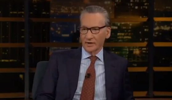 HBO host Bill Maher is pictured on Friday's episode of "Real Time with Bill Maher."