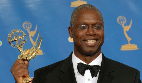 Actor Andre Braugher backstage at the Emmy Awards Show, August 27 2006, in Los Angeles, California.