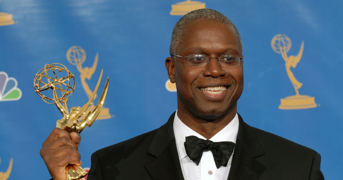 Actor Andre Braugher backstage at the Emmy Awards Show, August 27 2006, in Los Angeles, California.
