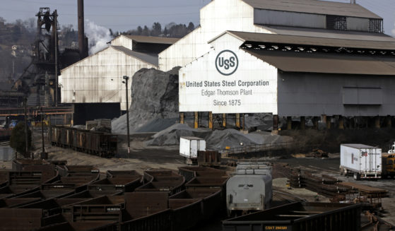 United States Steel’s Edgar Thomson Plant in Braddock, Pennsylvania, is pictured on Feb. 26, 2019.