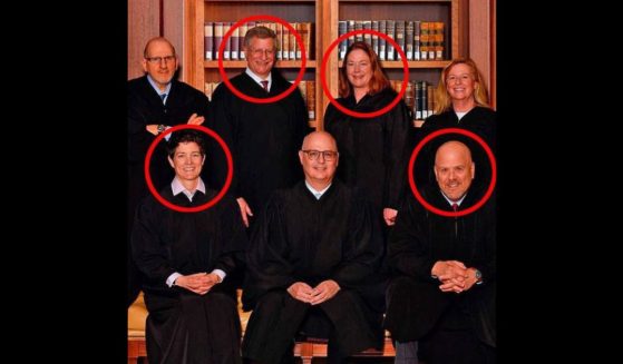 The above images are of the judges that removed former President Donald Trump from the 2024 ballot in Colorado.