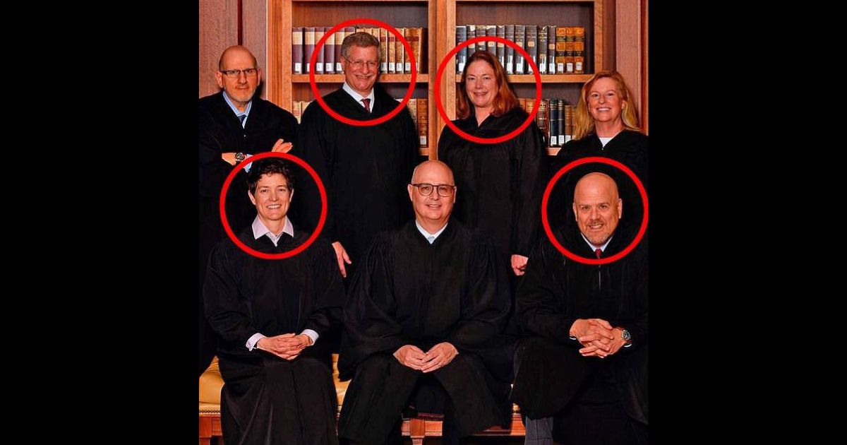 The above images are of the judges that removed former President Donald Trump from the 2024 ballot in Colorado.