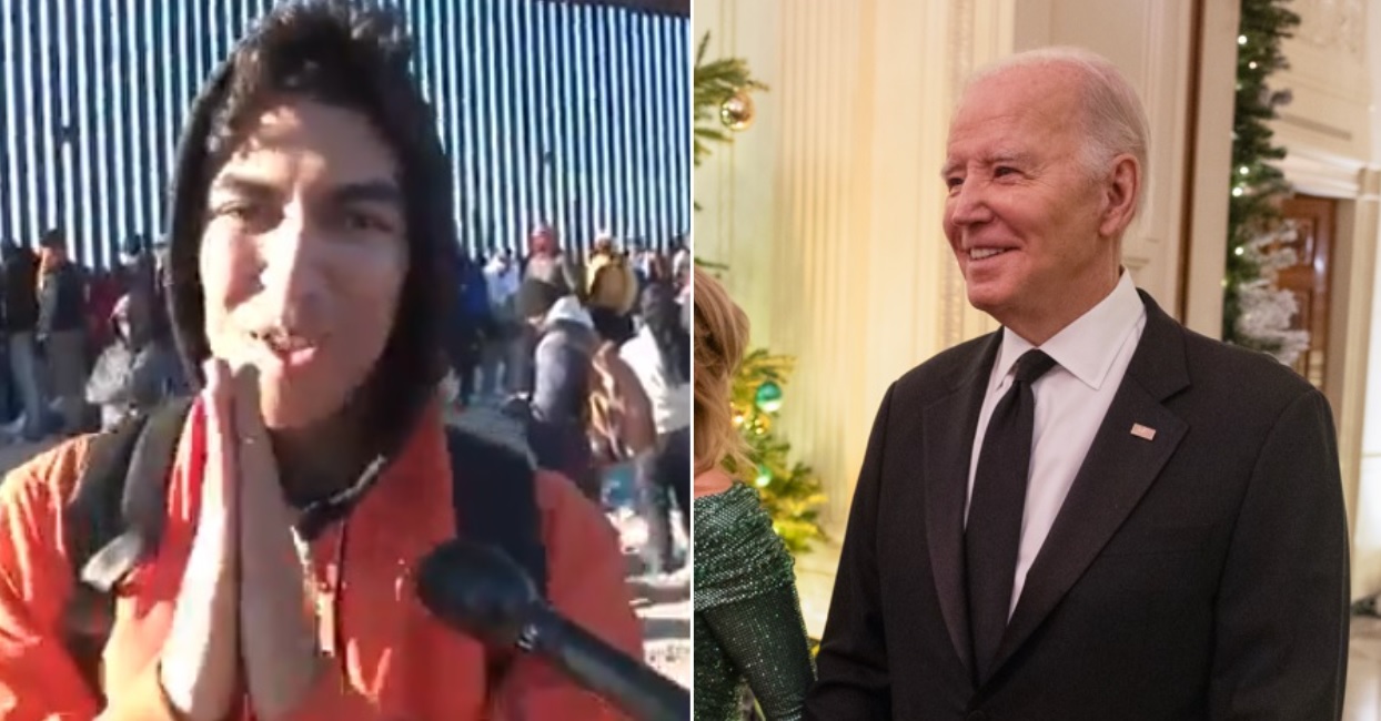 Undocumented immigrant expresses gratitude to Joe Biden for crossing border: ‘I love you…thank you for everything.