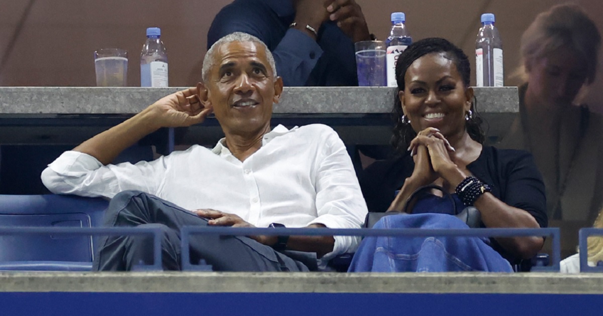 Former President Barack Obama and former first lady Michelle Obama, pictured in an August file photo from the U.S. Open in New York.