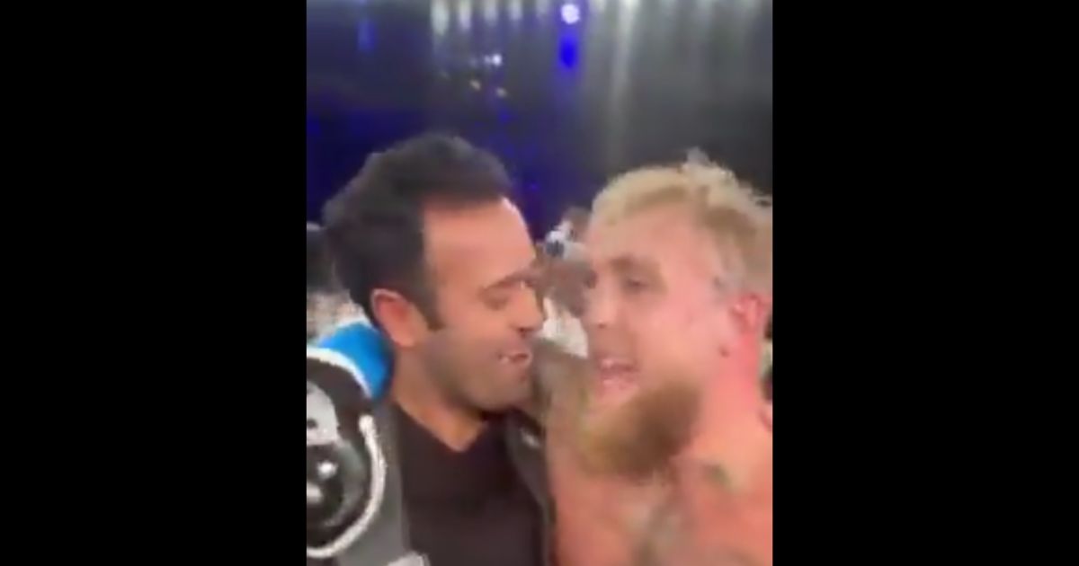 Presidential hopeful Vivek Ramaswamy is seen with YouTuber Jake Paul after a fight.