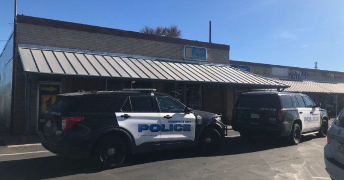 As thieves were robbing a store in Colorado, someone stole their vehicle.