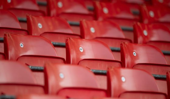 Empty seats prior to the Premier League match between AFC Bournemouth and Newcastle United at Vitality Stadium on Nov. 11 in Bournemouth, England.