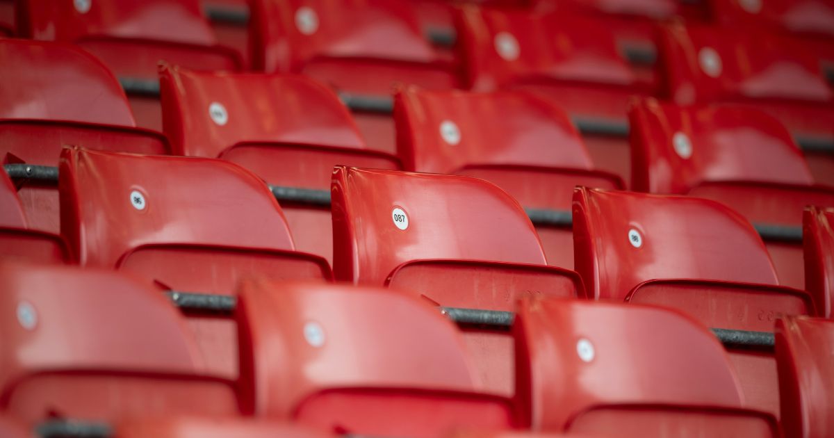 Empty seats prior to the Premier League match between AFC Bournemouth and Newcastle United at Vitality Stadium on Nov. 11 in Bournemouth, England.