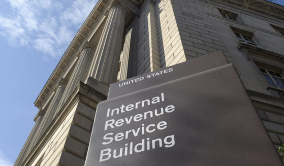 The exterior of the Internal Revenue Service building is seen in Washington, D.C., on March 22, 2013.