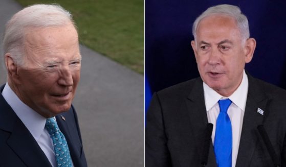 President Joe Biden, left, pictured speaking to reporters outside the White House on Tuesday. Israeli Prime Minister Benjamin Netanyahu, right, is pictured in a file photo from Oct. 12 in Tel Aviv, Israel.
