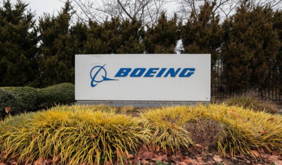 The Boeing logo is pictured at Boeing's 737 factory in Renton, Washington on Jan. 25. Alaska Airlines and United Airlines have resumed flying Boeing Max 9 aircraft, which were grounded after an emergency landing on a MAX on Jan. 5 following the mid-flight blowout of a panel on the jet.