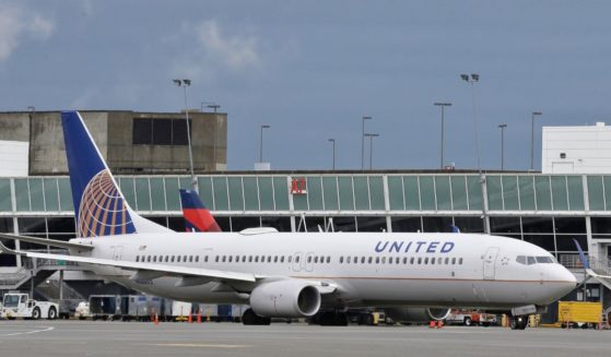 A United Airlines Boeing 737-800 is shown parked at Seattle-Tacoma International Airport on Jan. 26, 2016.