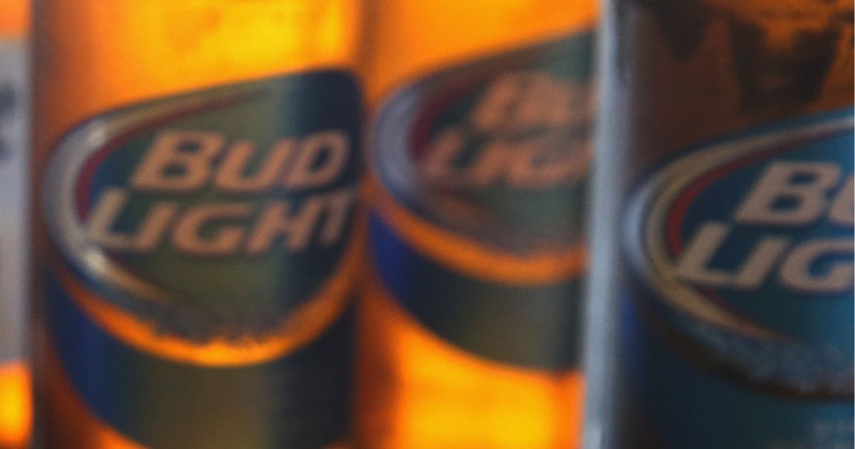 Bottles of Bud Light beer are pictured in Chicago, Illinois, on Sept. 15, 2014.