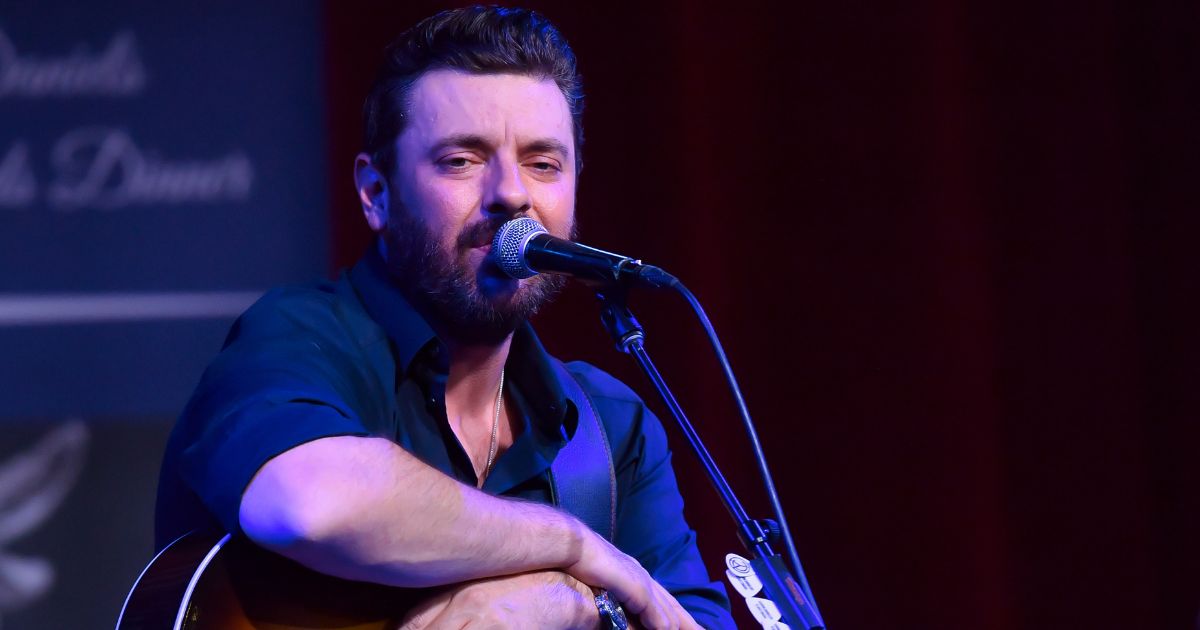 Chris Young performs on stage during the 2023 Charlie Daniels Patriot Awards Dinner in Nashville, Tennessee, on Sept. 13.