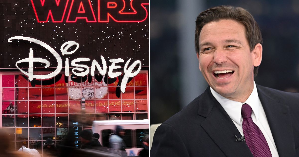 A federal judge in Florida has sided with Gov. Ron DeSantis, right, dismissing Disney's lawsuit against him.