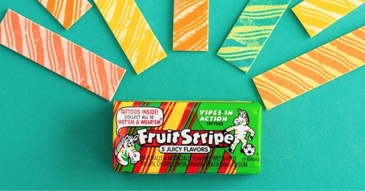 Ferrara Candy Shop is discontinuing Fruit Stripe gum.