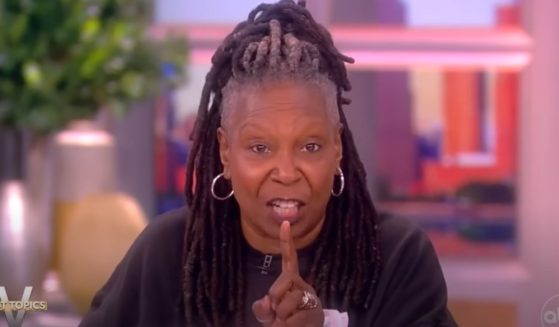 Whoopi Goldberg speaks on ABC's "The View."