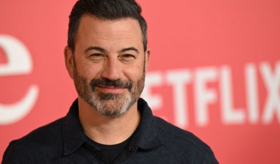 Jimmy Kimmel arrives for a premiere at the Regency Village Theater in Los Angeles on Feb. 2, 2023.
