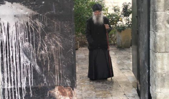 The Church of Bee’r Yaakov in the West Bank was attacked by Palestinians with guns. molotov cocktails, and rocks on Sunday. The Greek Orthodox church is located near Jacob's Well.
