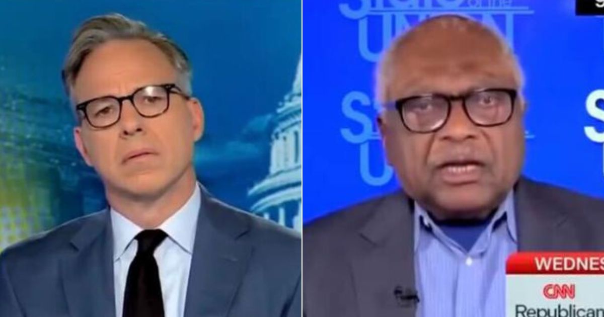 On Sunday, Rep. Jim Clyburn, right, appeared on CNN's "Meet the Press" on Sunday, discussing his concerns that President Joe Biden may not be secure in the black vote in 2024.
