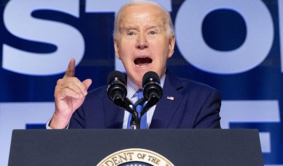 President Joe Biden speaks during a campaign rally in Manassas, Virginia, on Tuesday.