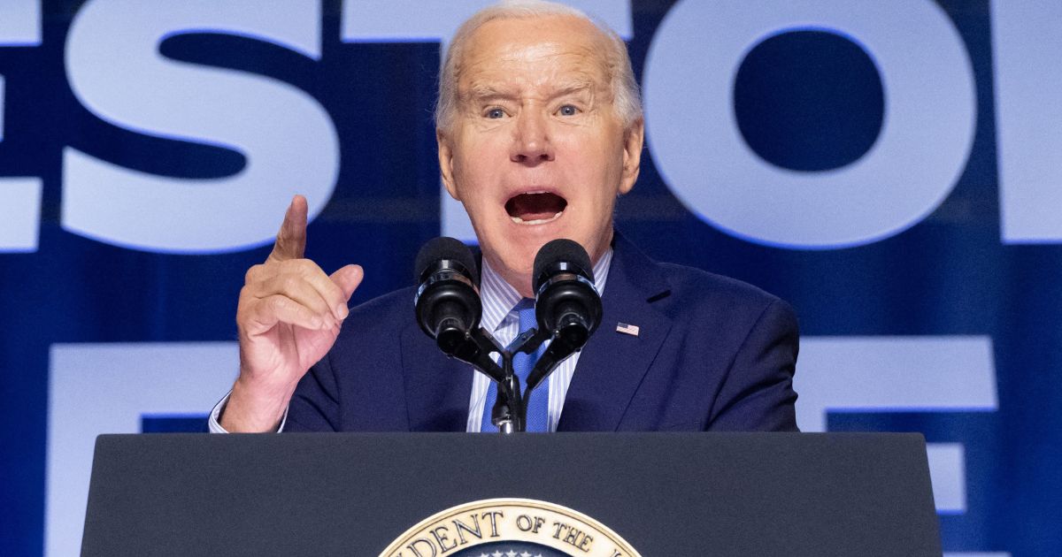President Joe Biden speaks during a campaign rally in Manassas, Virginia, on Tuesday.