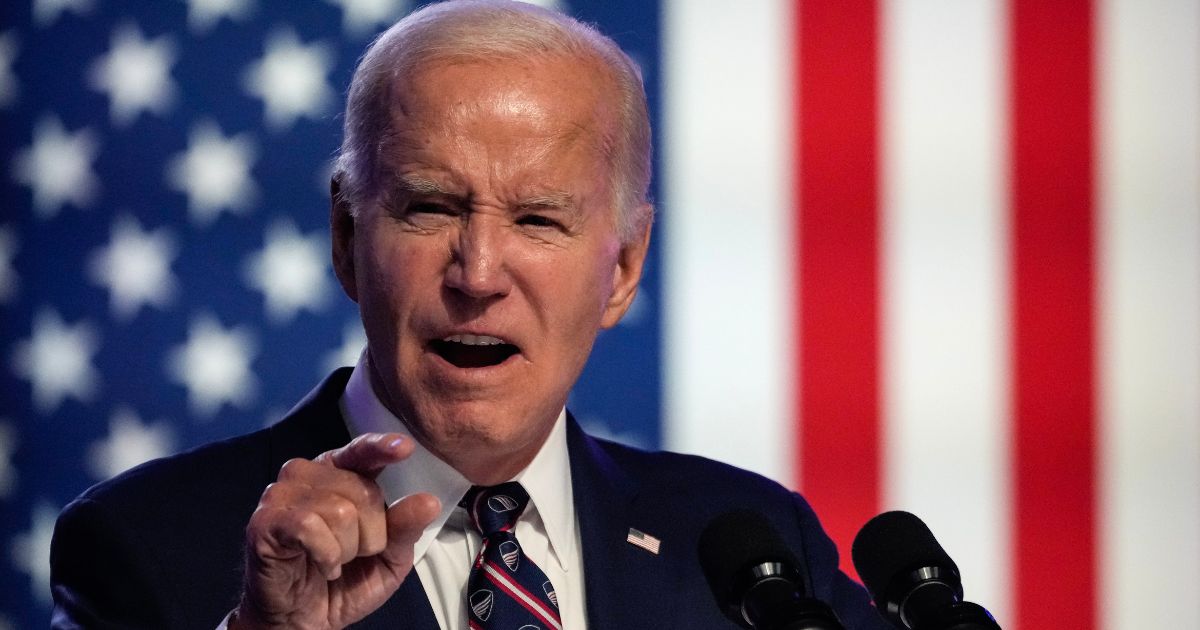 President Joe Biden speaks during a campaign event in Blue Bell, Pennsylvania, on Friday.