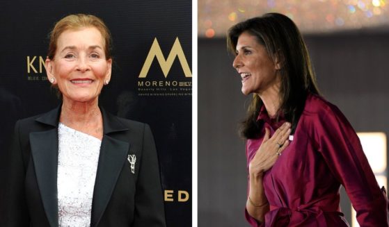 TV personality Judge Judy Sheindlin, left, is expected to join Republican presidential candidate Nikki Haley at a rally in Exeter, New Hampshire, on Sunday.