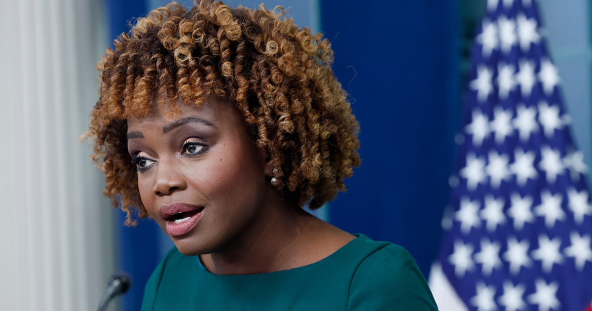 White House press secretary Karine Jean-Pierre pictured in a Dec. 6 file photo from a news briefing in Washington.