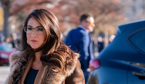 Rep. Lauren Boebert, R-Colo., arrives at the Capitol in Washington, Nov. 29, 2023. Boebert has been cleared of domestic violence allegations made by her ex-husband during an altercation at a Colorado restaurant, police said Wednesday.