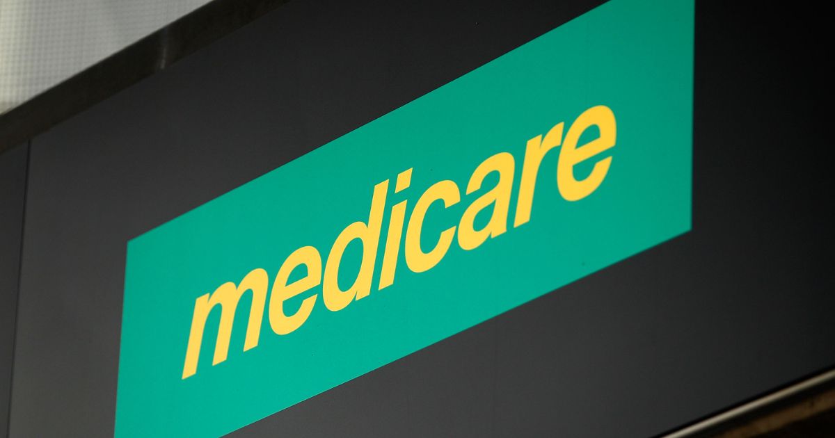 The Medicare logo is pictured in Sydney, Australia, on May 23, 2016.