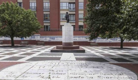 The statue of Pennsylvania founder William Penn will not be removed from Welcome Park in Philadelphia.