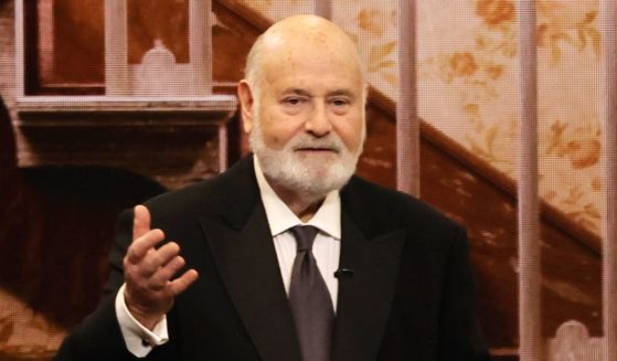 Rob Reiner speaks onstage during the 75th Primetime Emmy Awards at the Peacock Theater in Los Angeles on Jan.15.