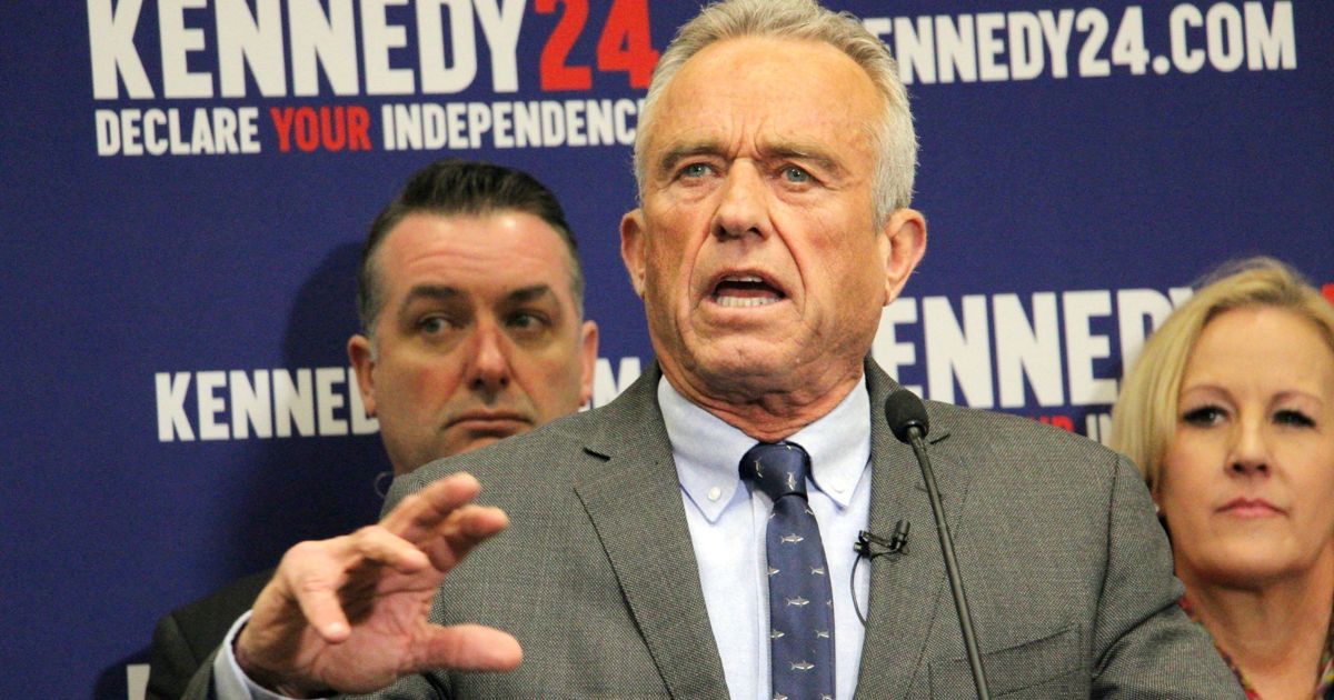 Robert F. Kennedy Jr., an independent candidate for president, announces he has qualified for the 2024 presidential ballot at a campaign event Wednesday in Salt Lake City.