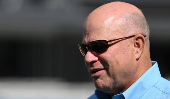 David Tepper, owner of the Carolina Panthers, looks on before a game against the Minnesota Vikings at Bank of America Stadium in Charlotte, North Carolina, on Oct. 1.