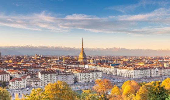 Turin, Italy, is pictured in this stock photo. An Italian couple was taking separate airplanes to a lunch date with friends near Turin on the day of their crashes last month.