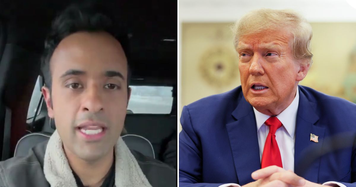 2024 Republican presidential candidates Vivek Ramaswamy and Donald Trump