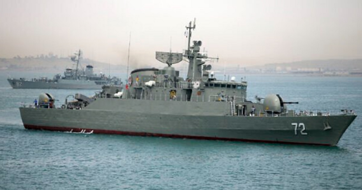 The Iranian naval ship Alborz, entered the Red Sea on Monday.
