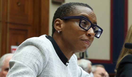 Dr. Claudine Gay testifies before the House Education and Workforce Committee at the Rayburn House Office Building on December 5, 2023 in Washington, DC.