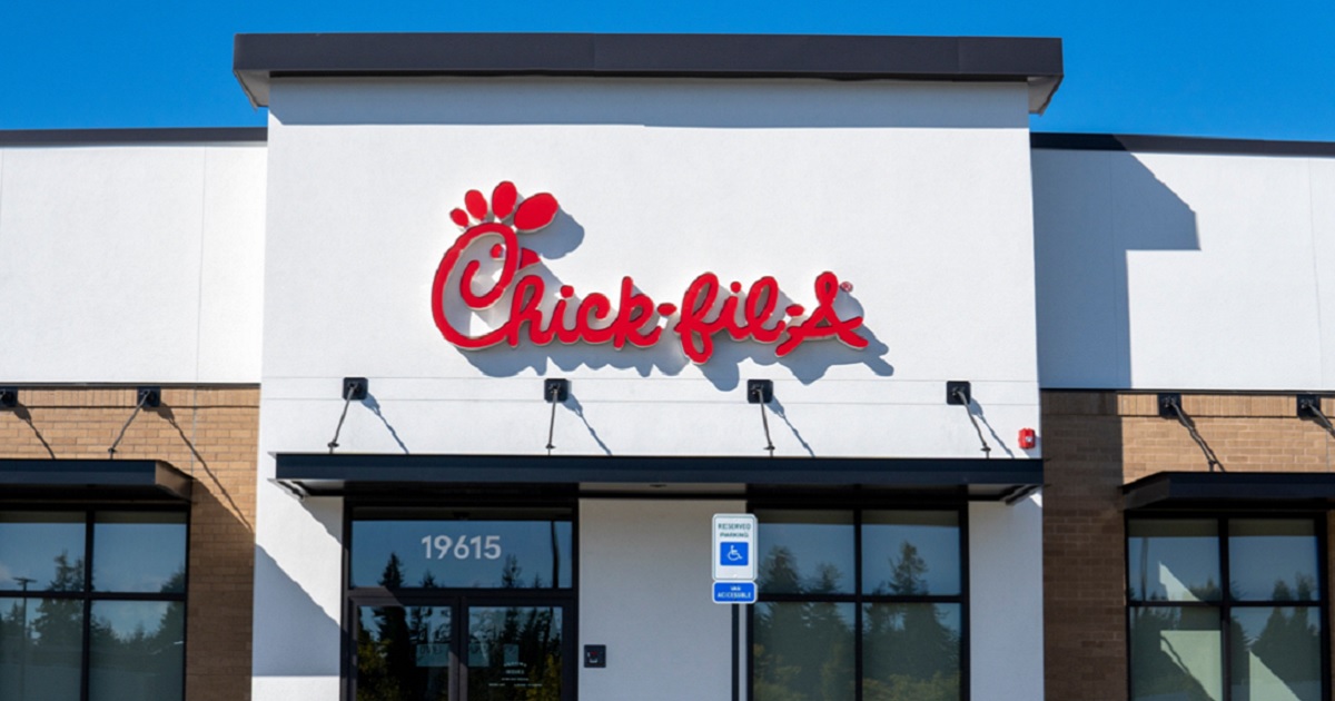 A Chick-fil-A franchise in Lynnwood, Washington, is pictured in a file photo.